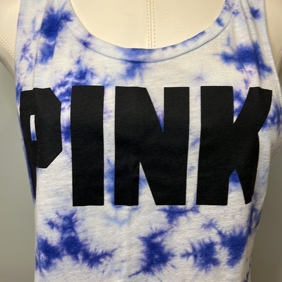 PINK Victoria’s Secret Tie Dye American Flag Tap Top - Picture 3 of 12